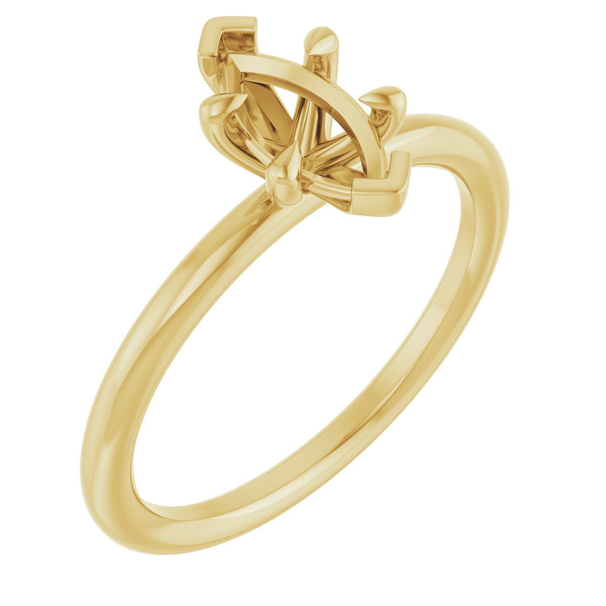 Claw-Prong Solitaire Engagement Ring