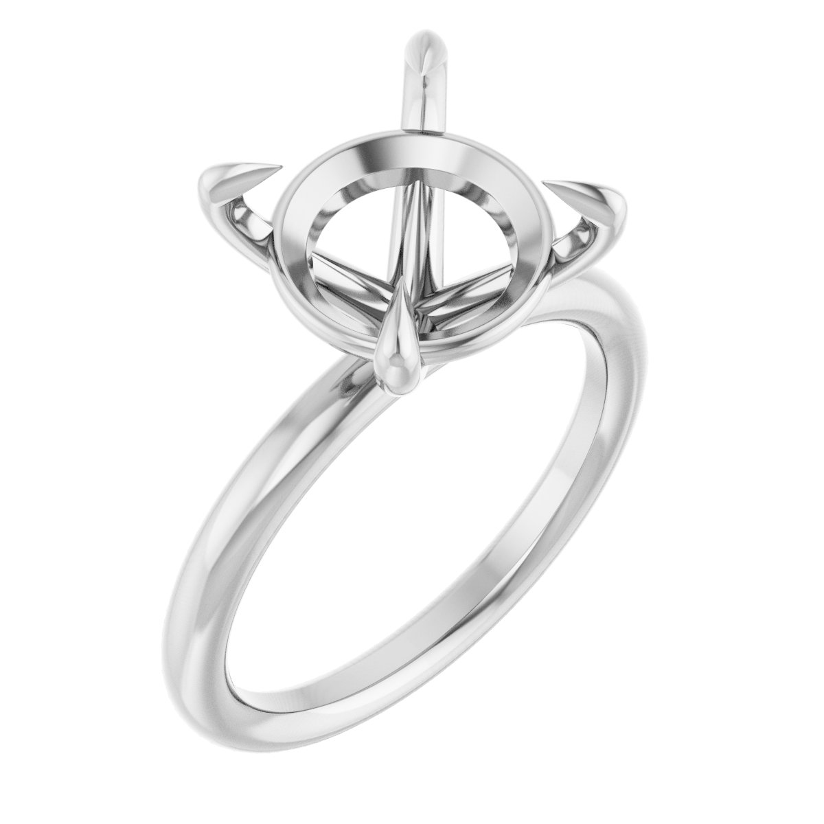 Claw-Prong Solitaire Engagement Ring