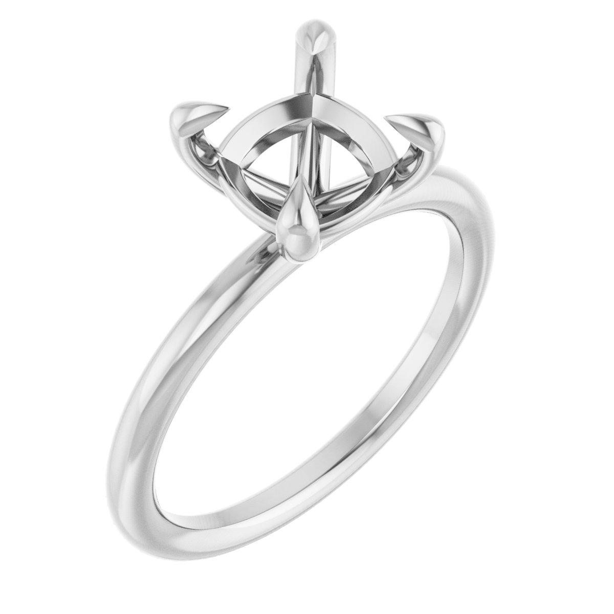 Claw-Prong Solitaire Engagement Ring
