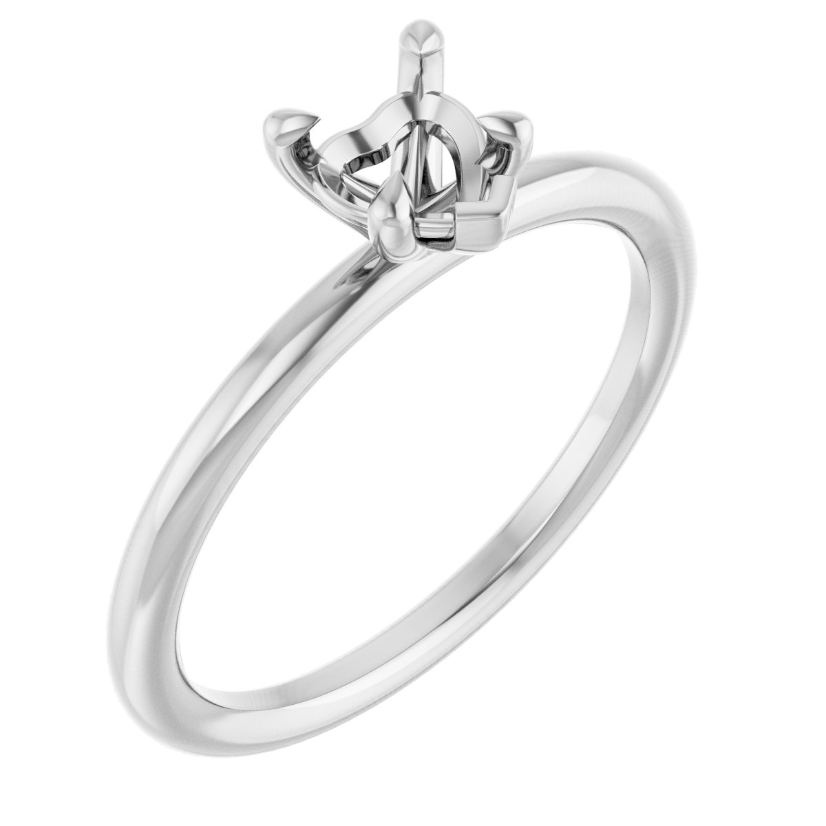 Claw-Prong Solitaire Engagement Ring