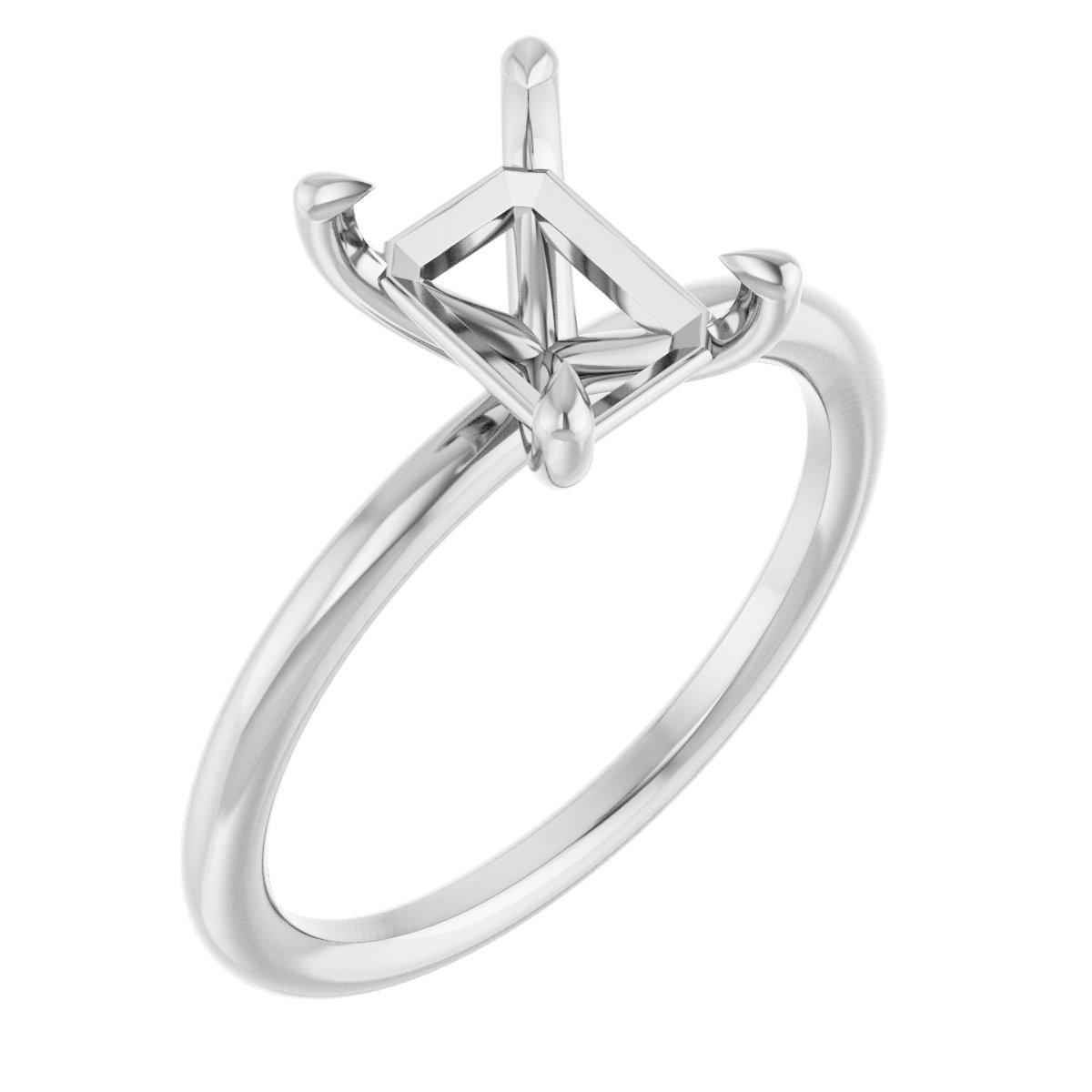 Claw-Prong Solitaire Engagement Ring