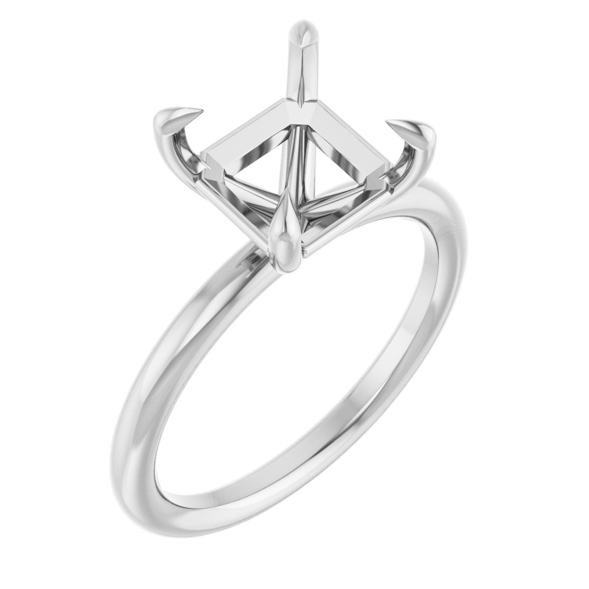 Claw-Prong Solitaire Engagement Ring