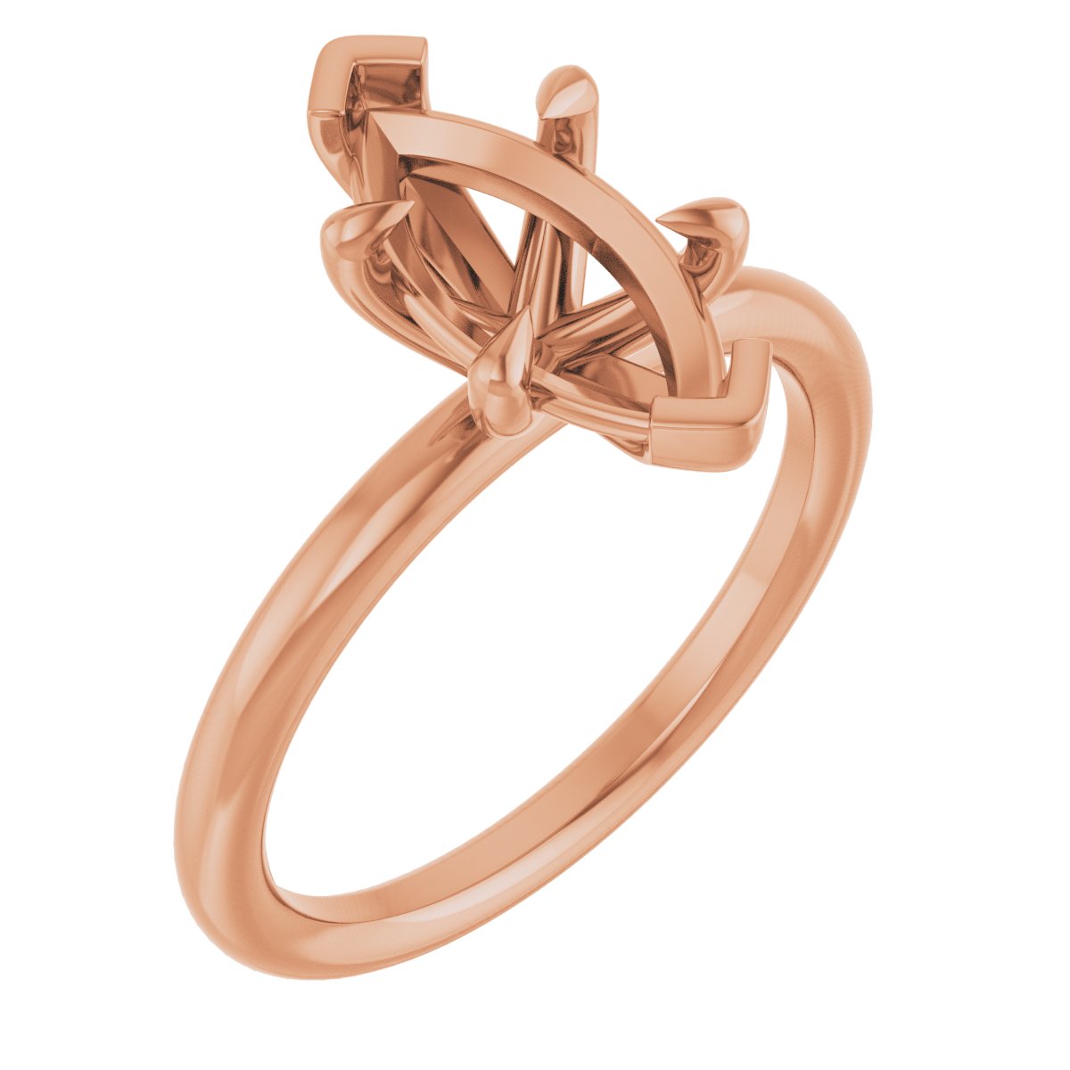 Claw-Prong Solitaire Engagement Ring
