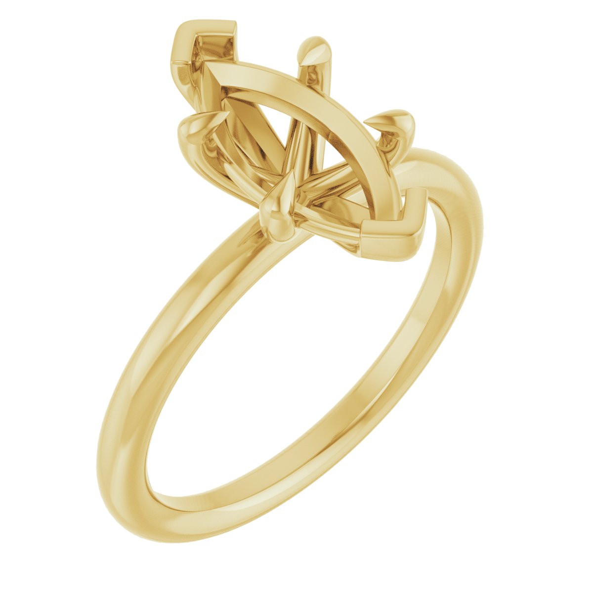 Claw-Prong Solitaire Engagement Ring