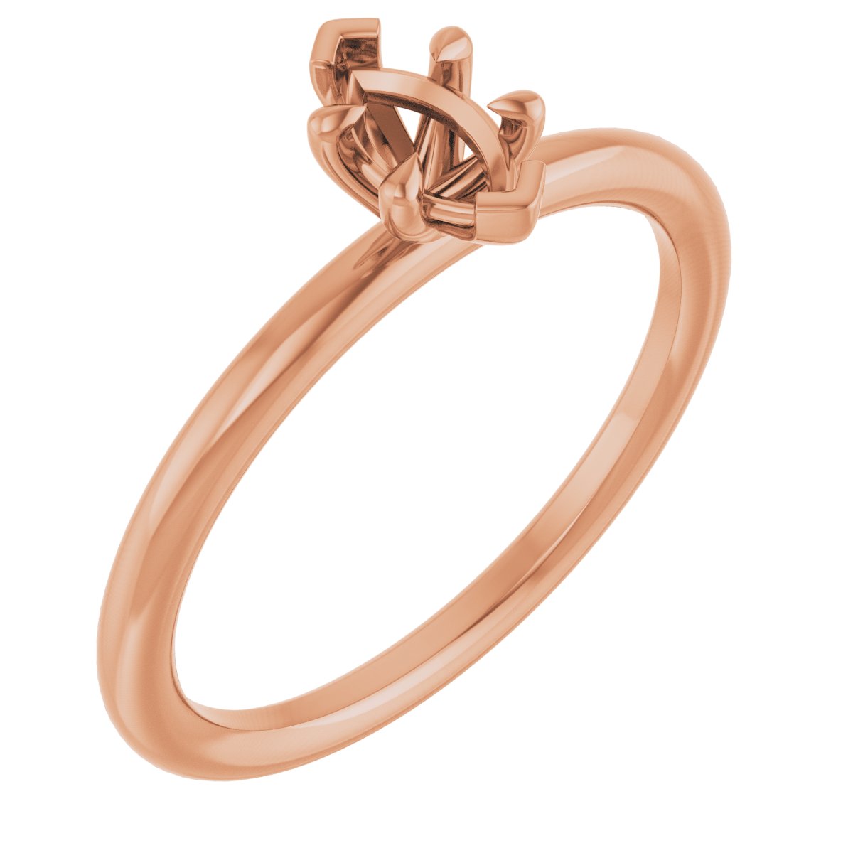 Claw-Prong Solitaire Engagement Ring