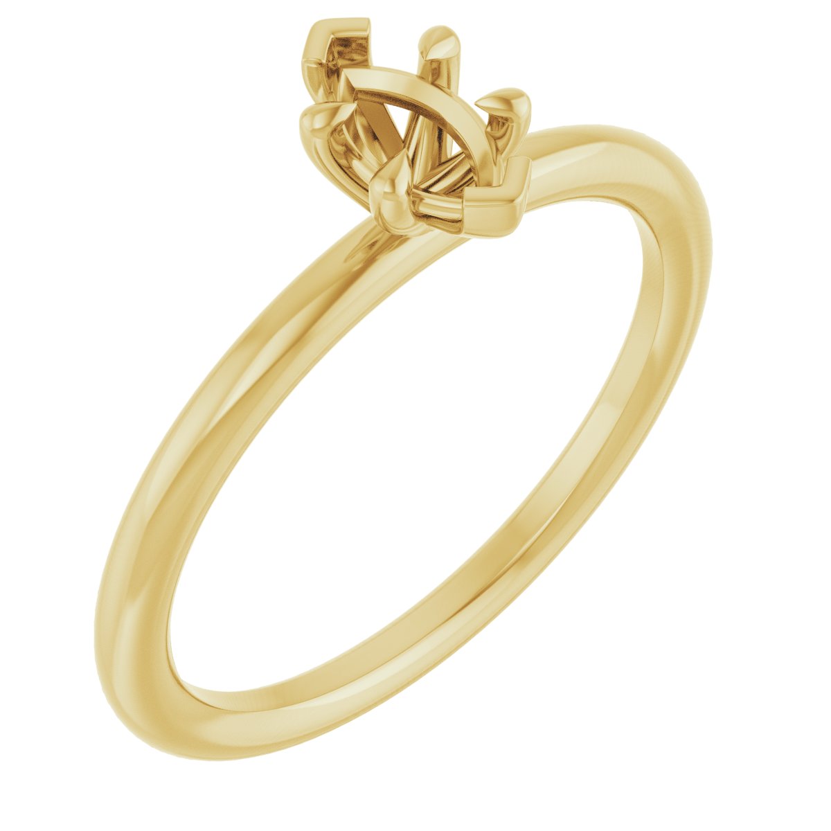 Claw-Prong Solitaire Engagement Ring
