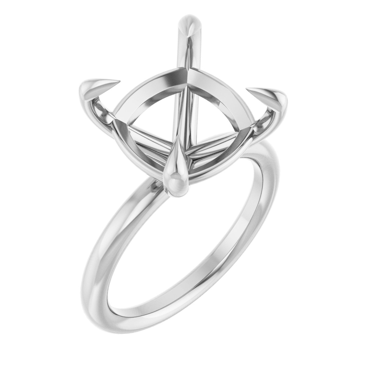Claw-Prong Solitaire Engagement Ring