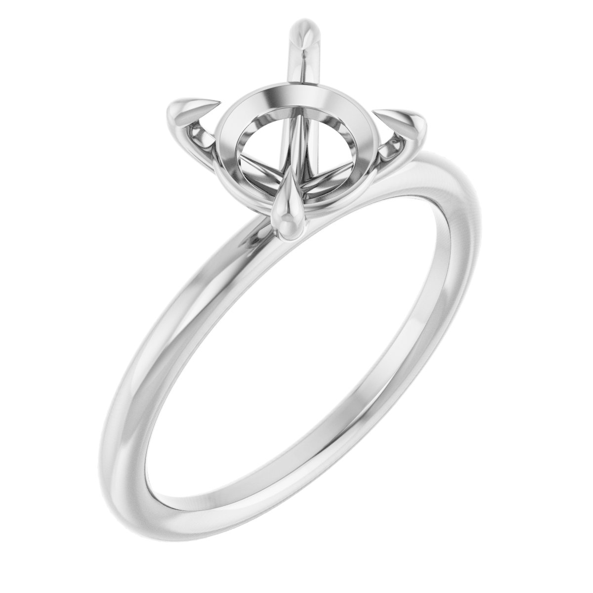 Claw-Prong Solitaire Engagement Ring