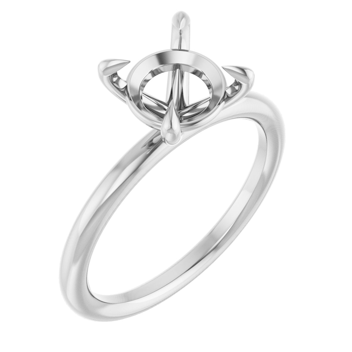 Claw-Prong Solitaire Engagement Ring