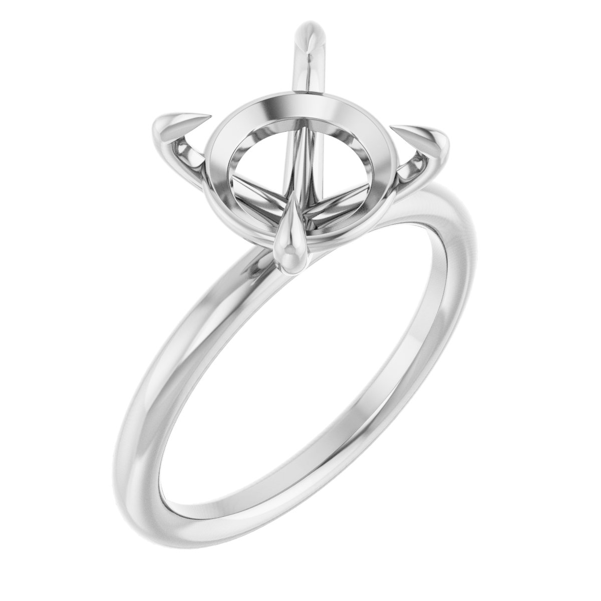 Claw-Prong Solitaire Engagement Ring