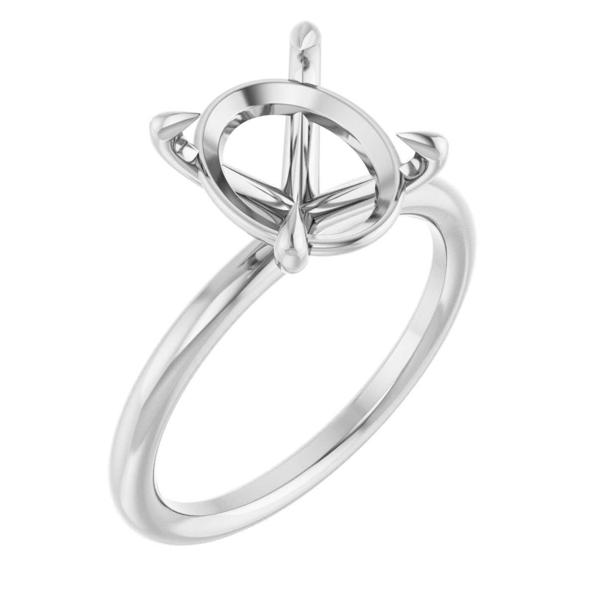 Claw-Prong Solitaire Engagement Ring