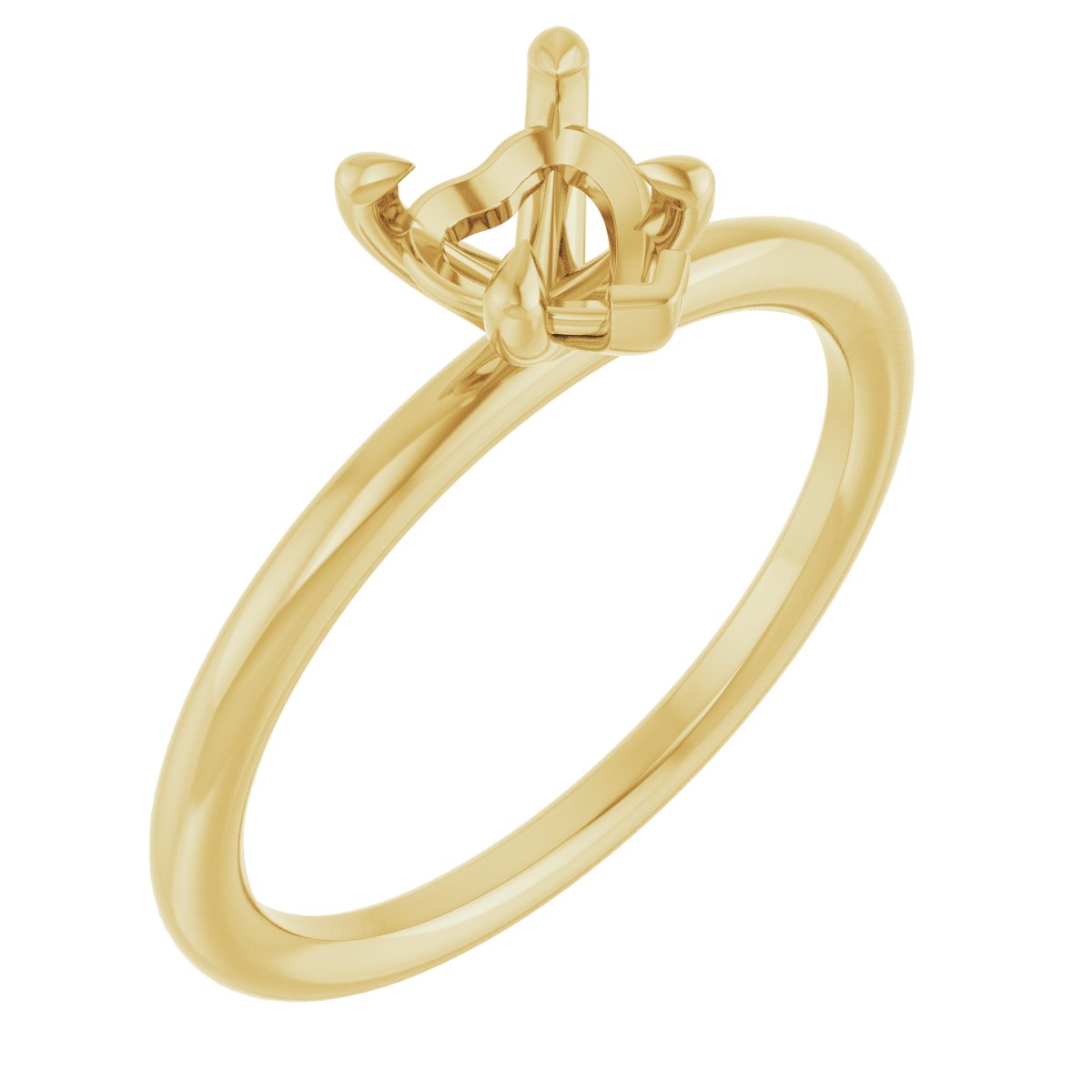 Claw-Prong Solitaire Engagement Ring