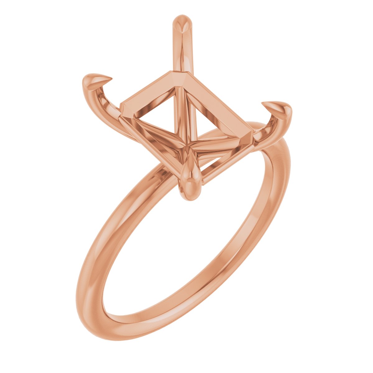Claw-Prong Solitaire Engagement Ring