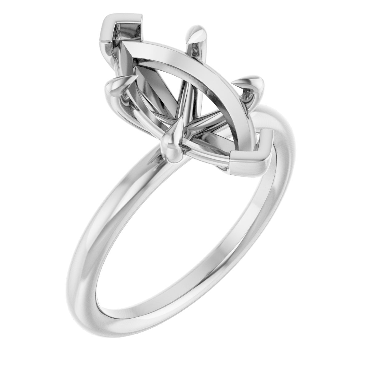Claw-Prong Solitaire Engagement Ring