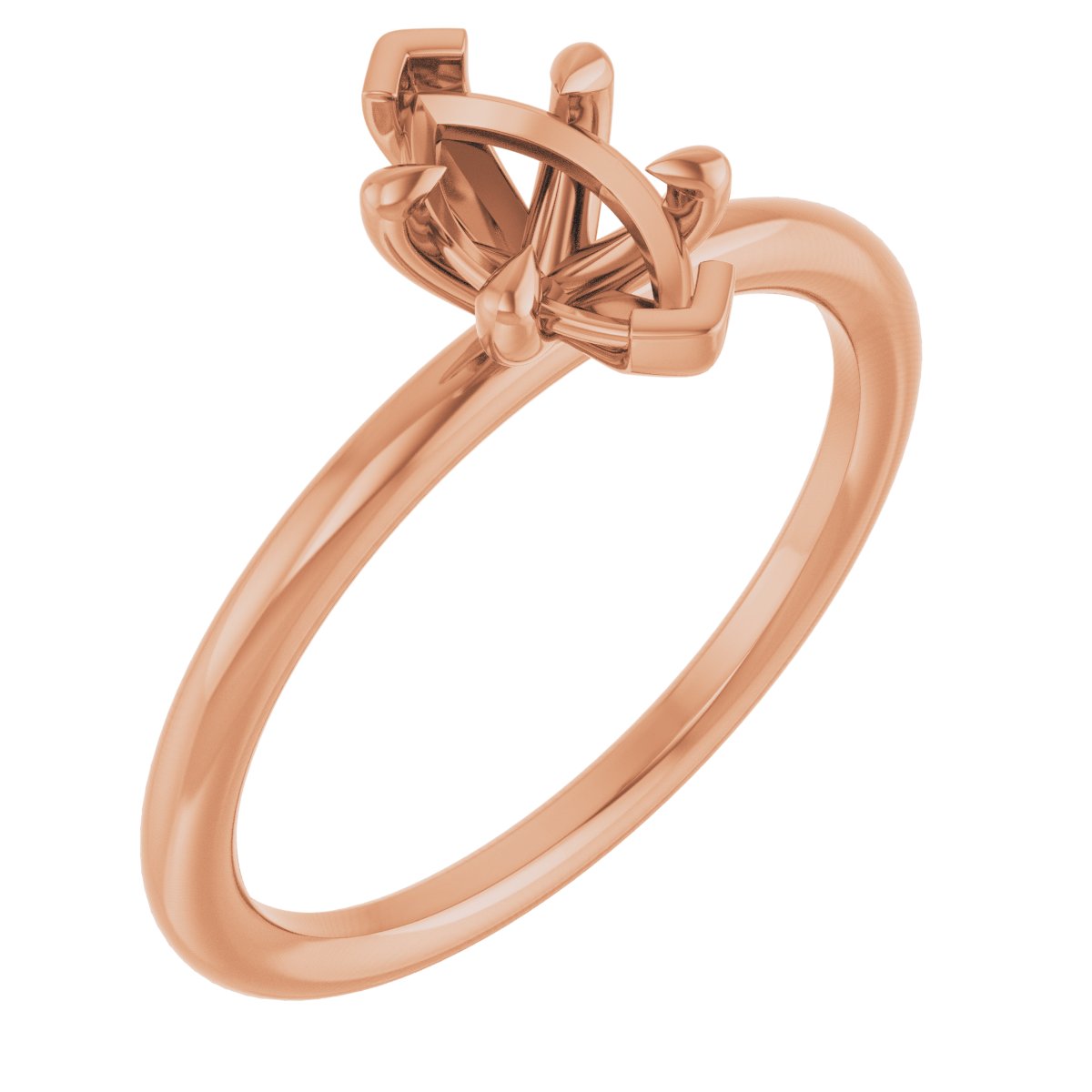 Claw-Prong Solitaire Engagement Ring