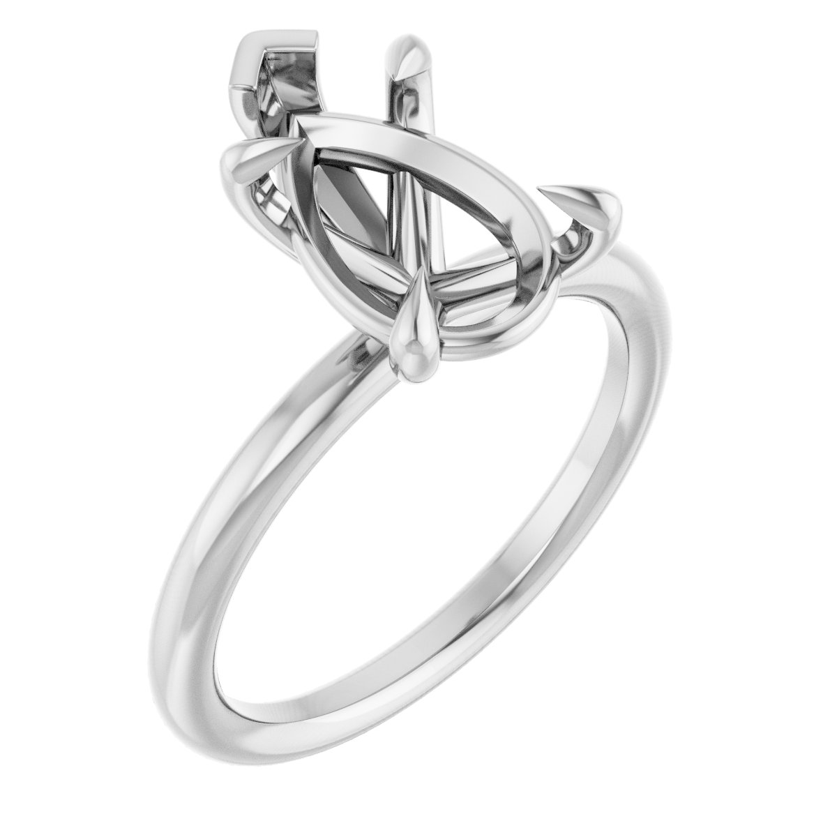 Claw-Prong Solitaire Engagement Ring