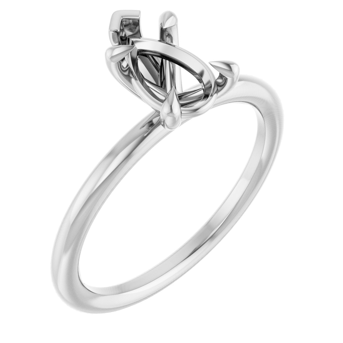 Claw-Prong Solitaire Engagement Ring