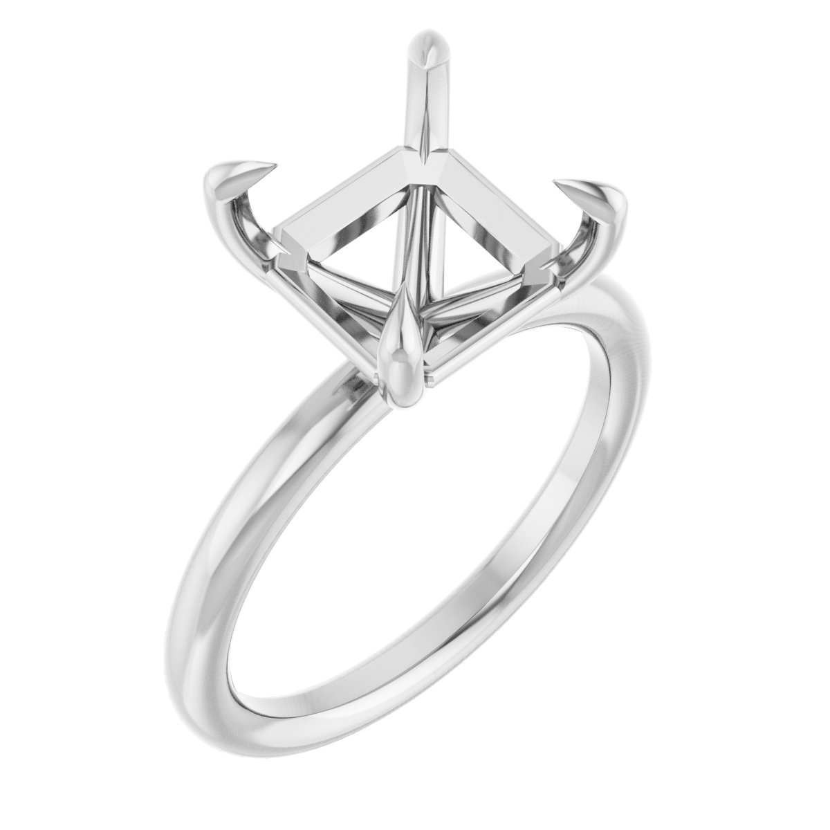 Claw-Prong Solitaire Engagement Ring