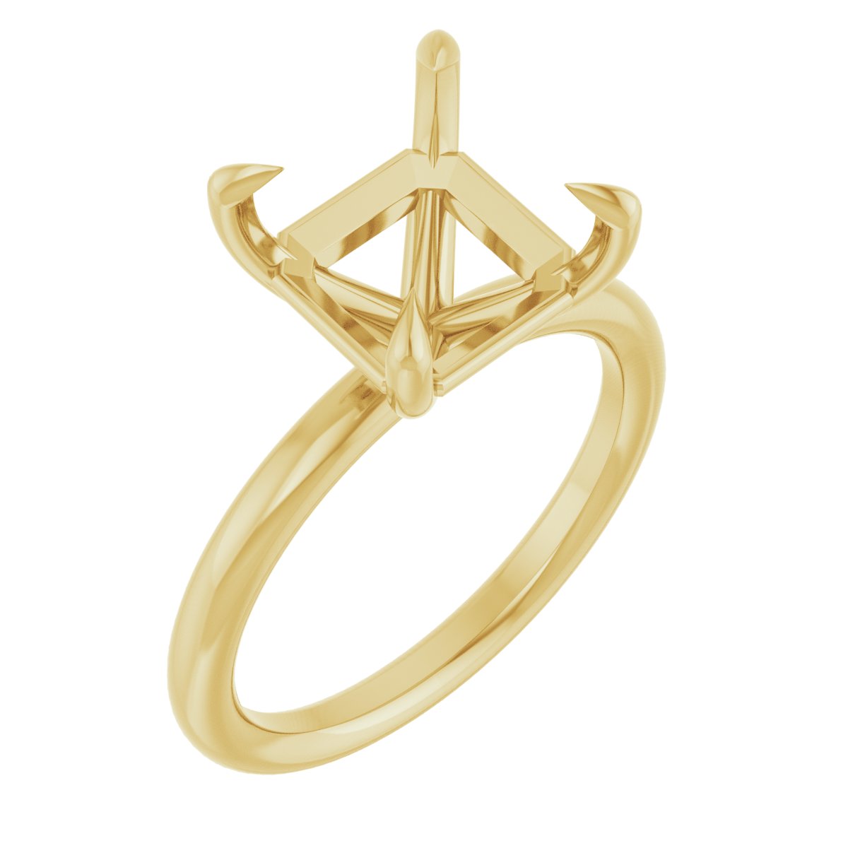 Claw-Prong Solitaire Engagement Ring