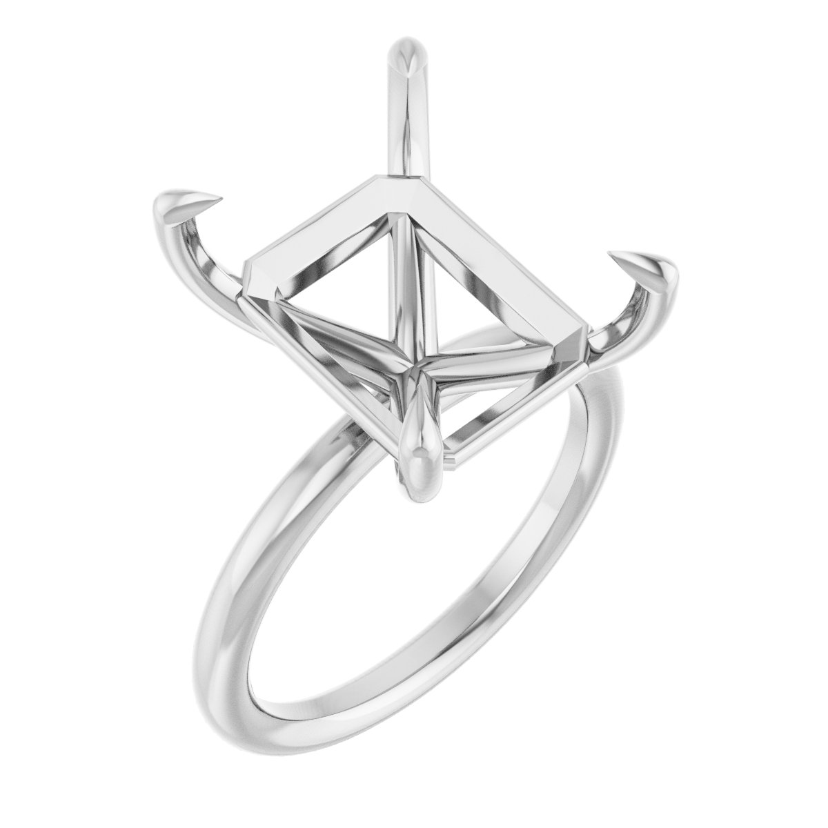 Claw-Prong Solitaire Engagement Ring