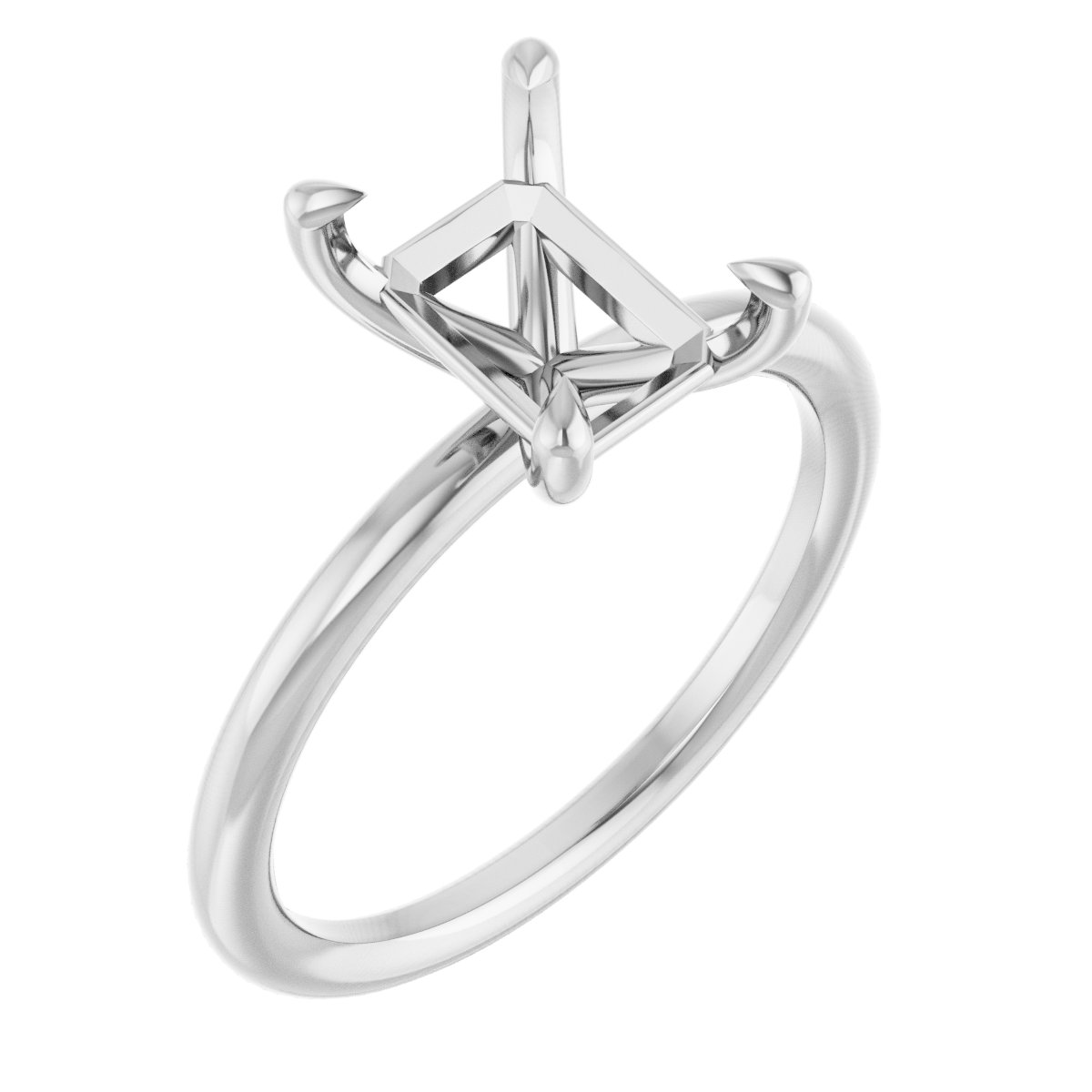 Claw-Prong Solitaire Engagement Ring