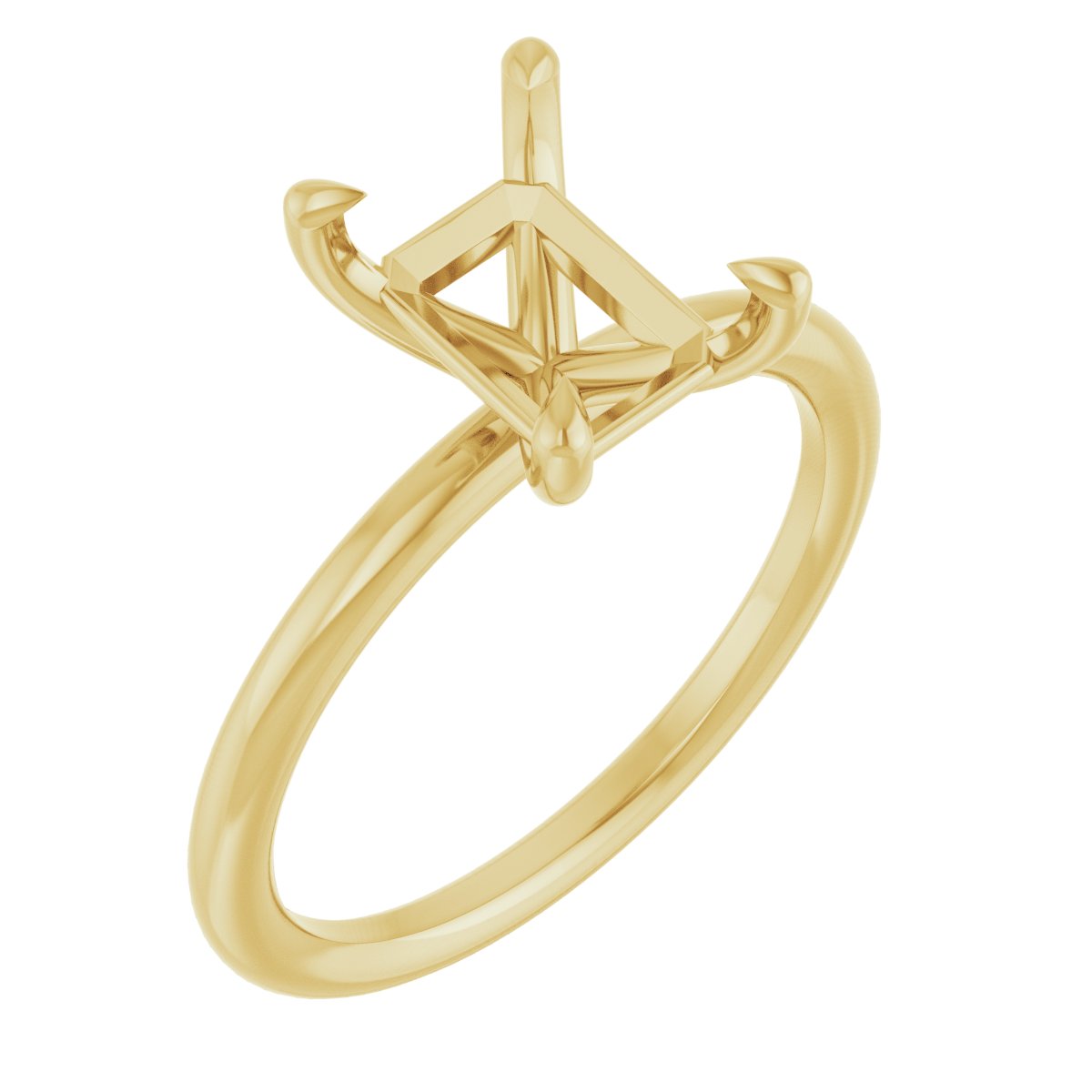 Claw-Prong Solitaire Engagement Ring