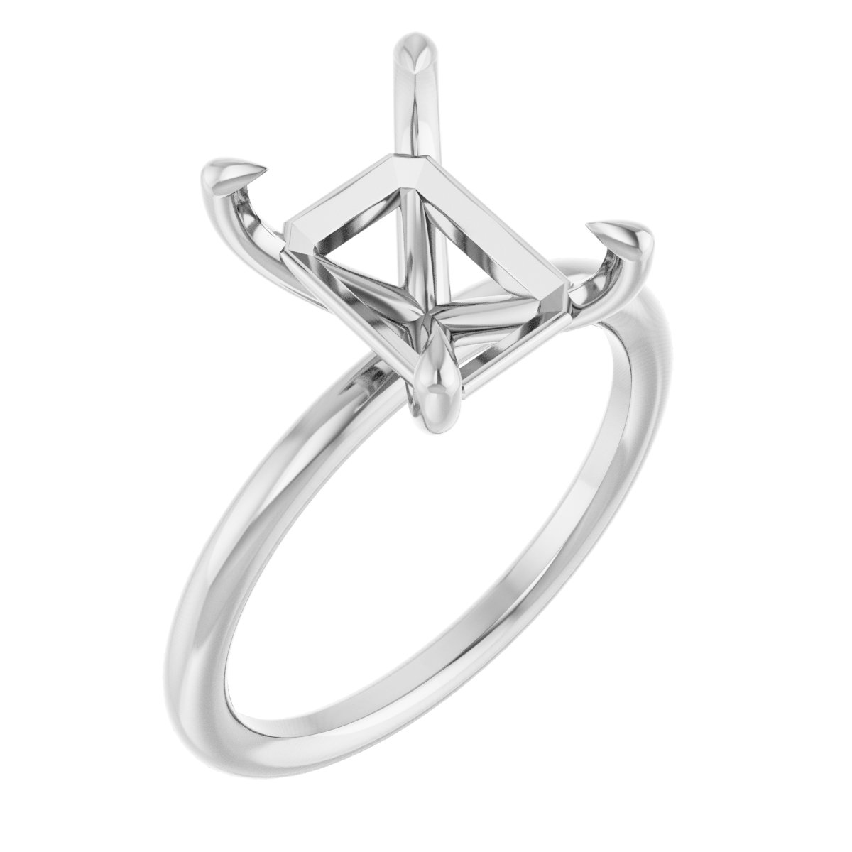 Claw-Prong Solitaire Engagement Ring