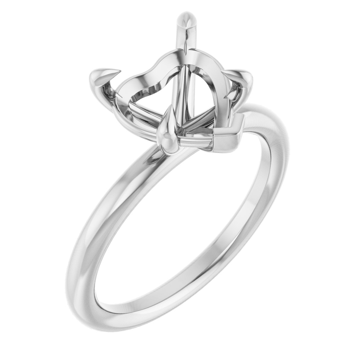 Claw-Prong Solitaire Engagement Ring