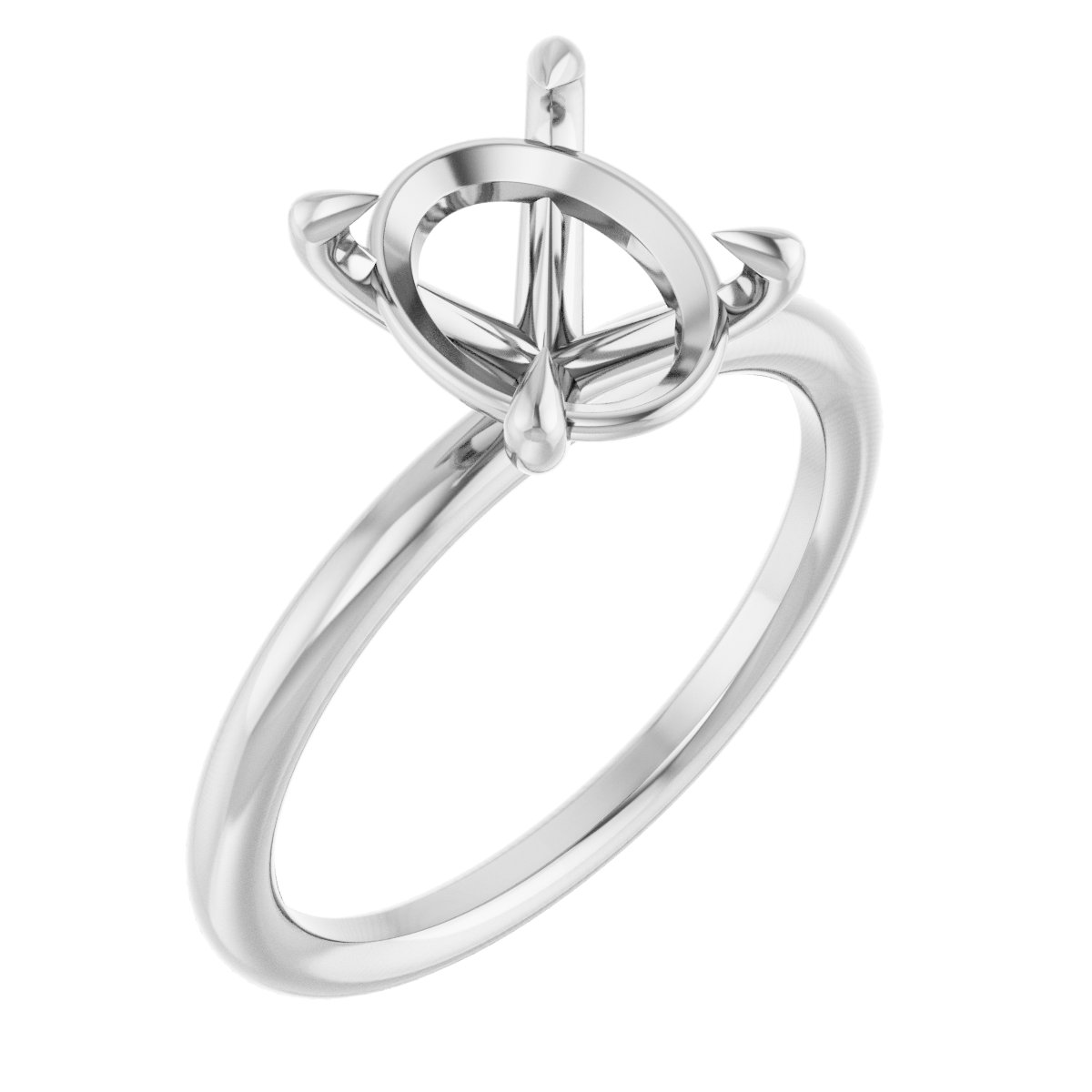 Claw-Prong Solitaire Engagement Ring