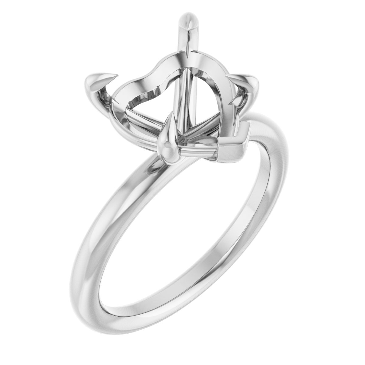 Claw-Prong Solitaire Engagement Ring