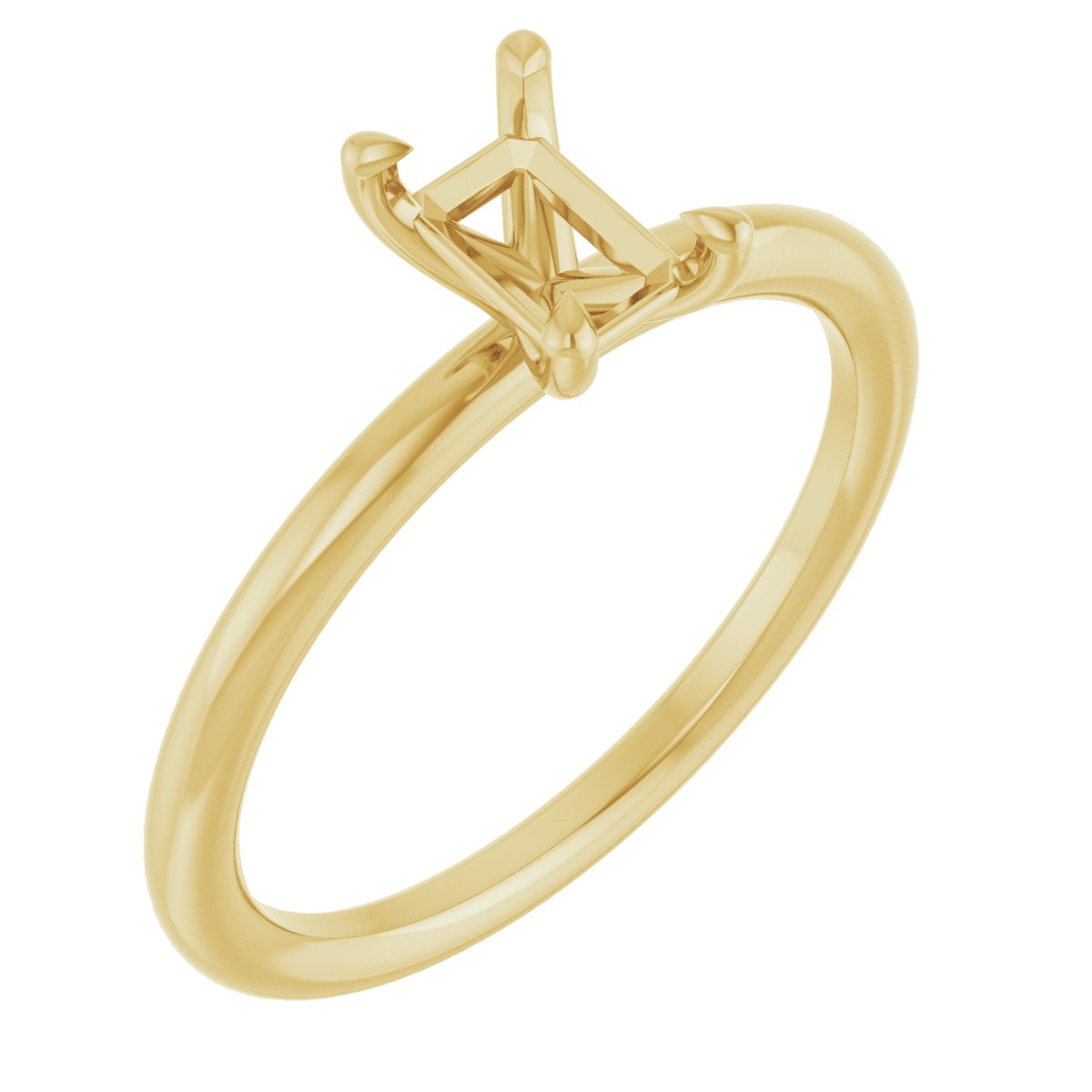 Claw-Prong Solitaire Engagement Ring