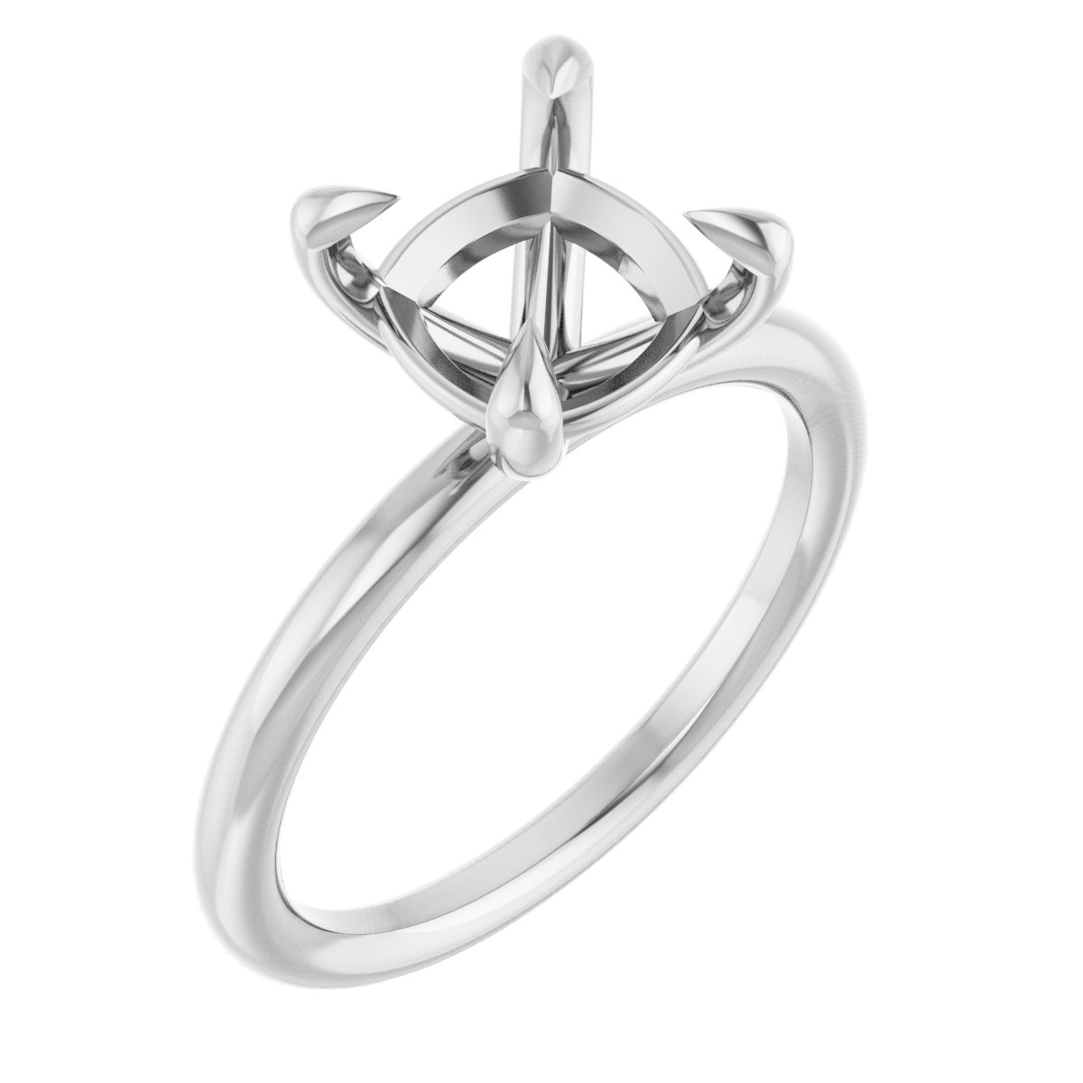 Claw-Prong Solitaire Engagement Ring