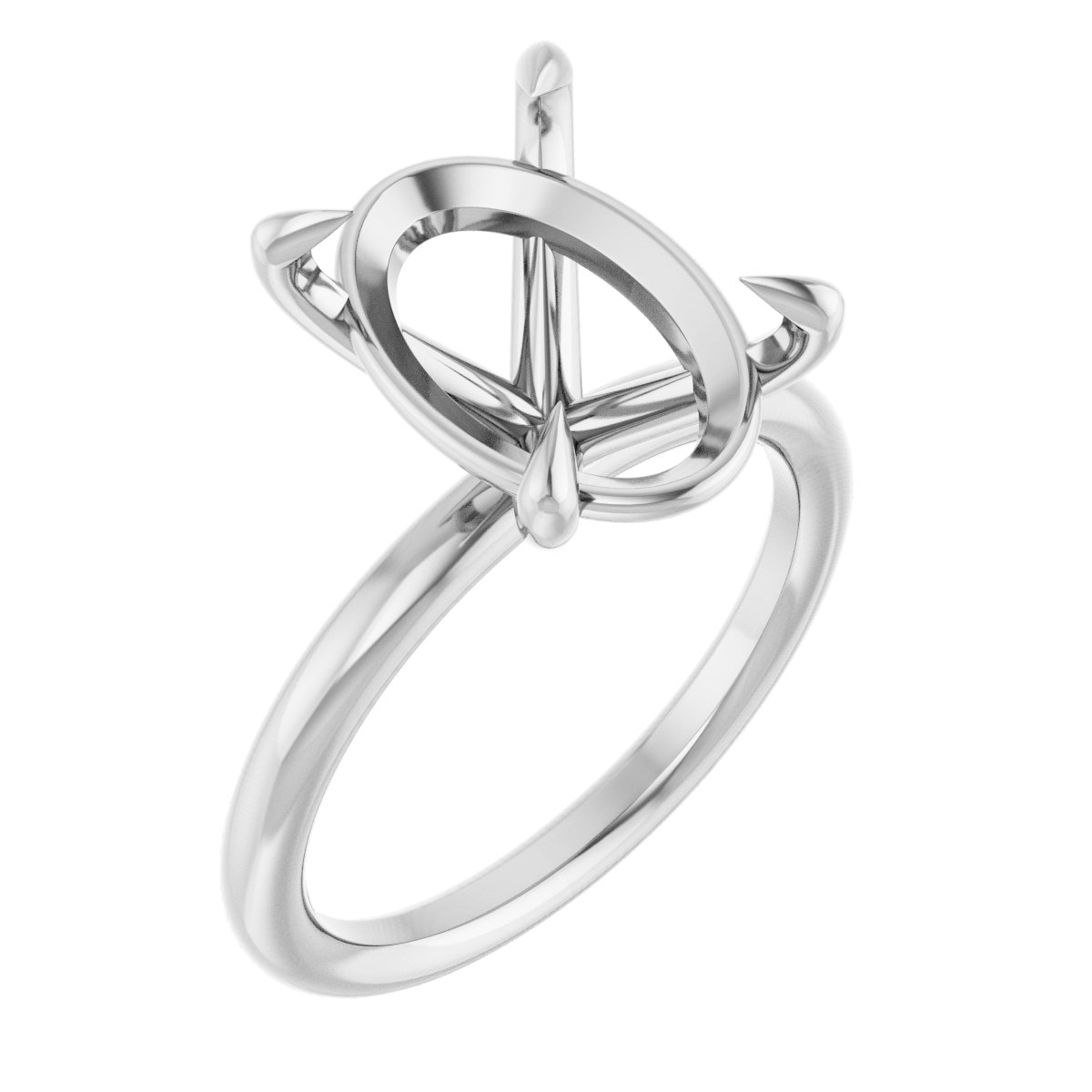 Claw-Prong Solitaire Engagement Ring