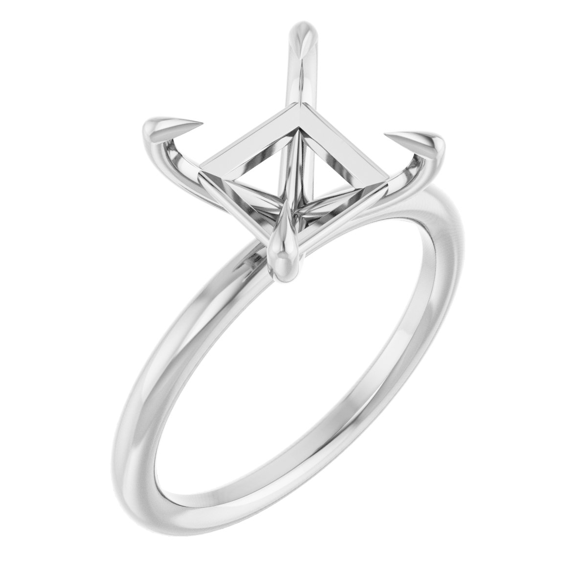 Claw-Prong Solitaire Engagement Ring