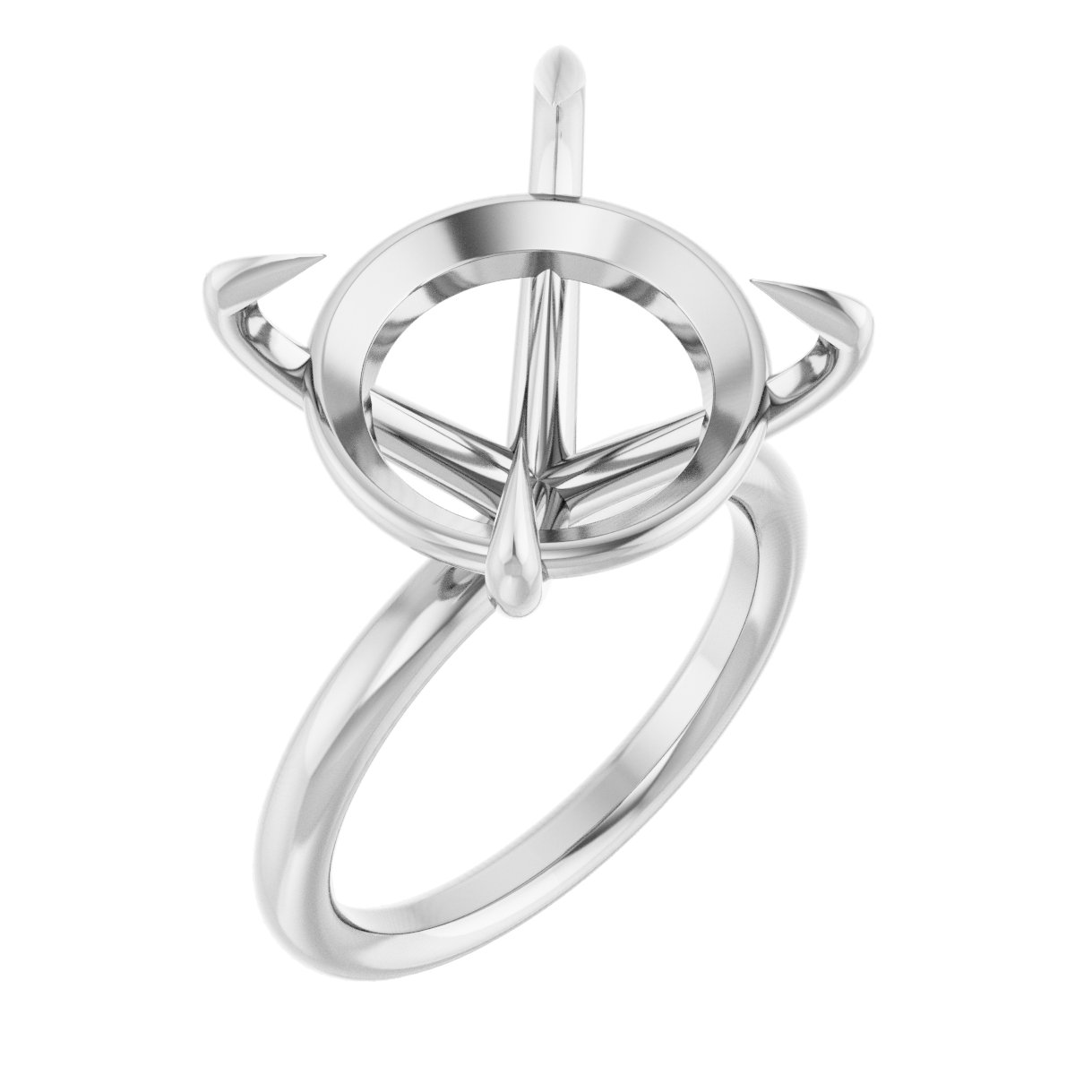 Claw-Prong Solitaire Engagement Ring