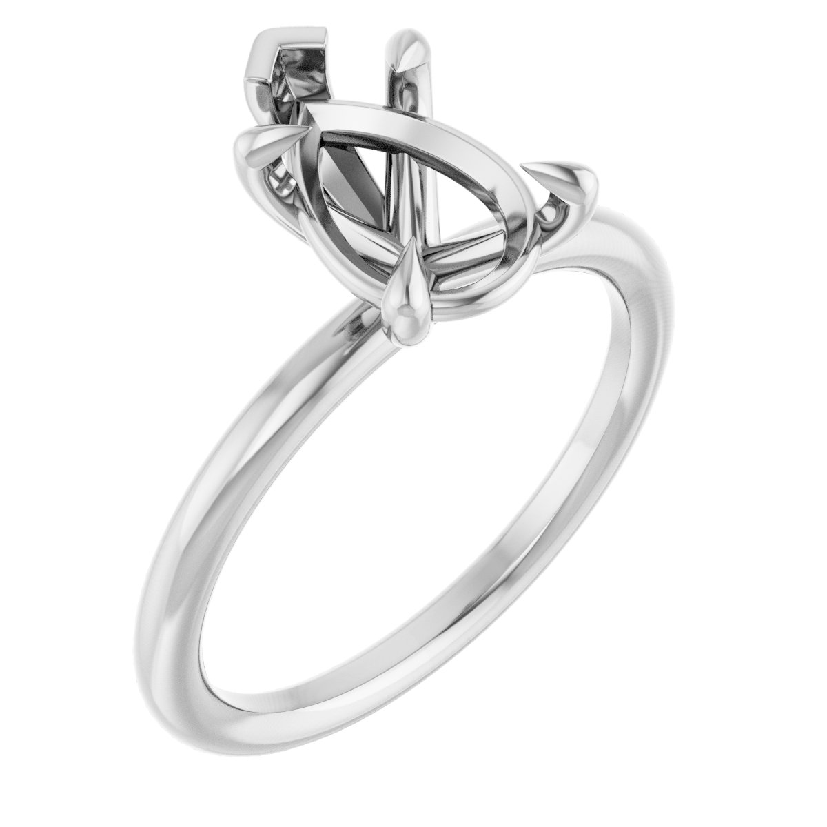 Claw-Prong Solitaire Engagement Ring