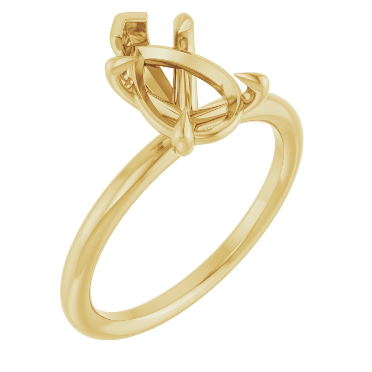 Claw-Prong Solitaire Engagement Ring
