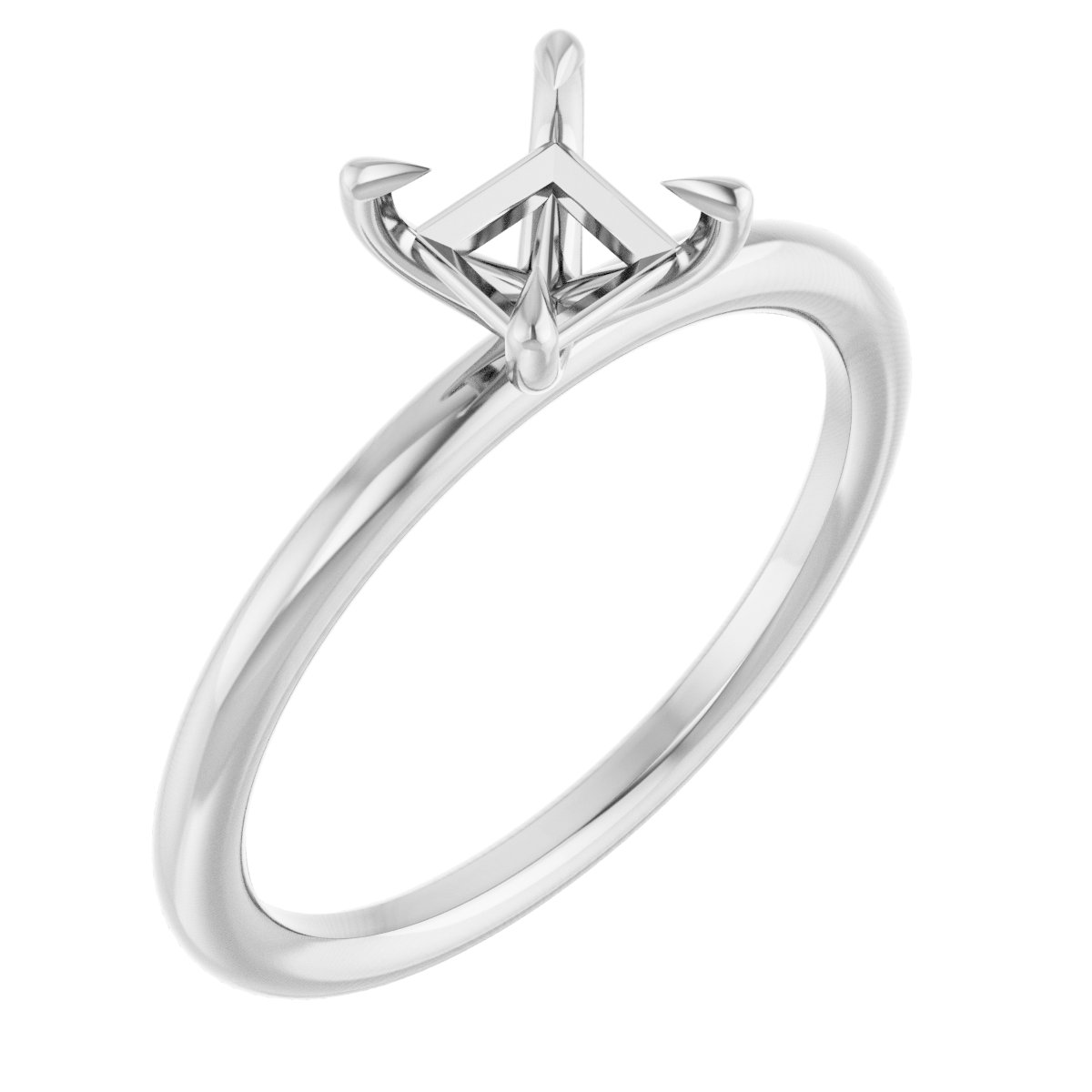 Claw-Prong Solitaire Engagement Ring