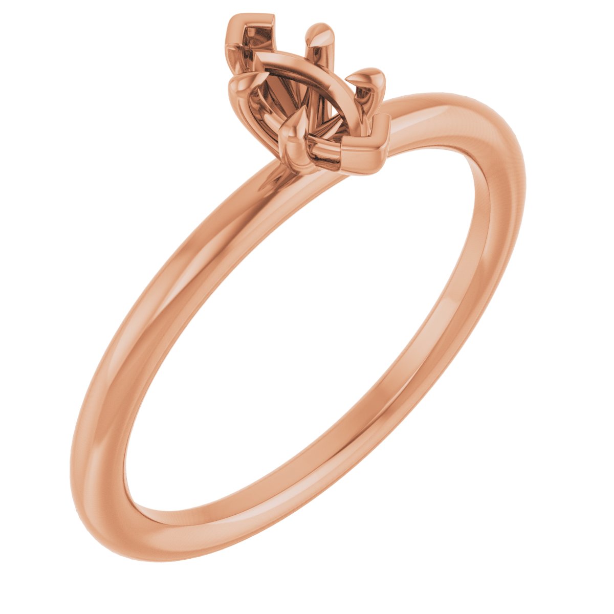 Claw-Prong Solitaire Engagement Ring
