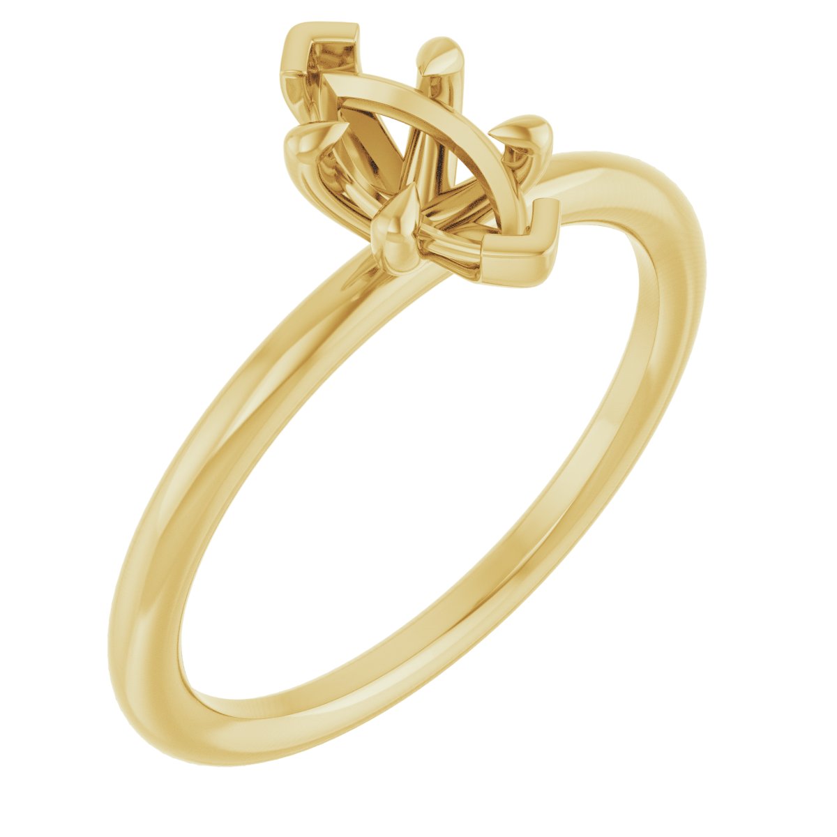 Claw-Prong Solitaire Engagement Ring