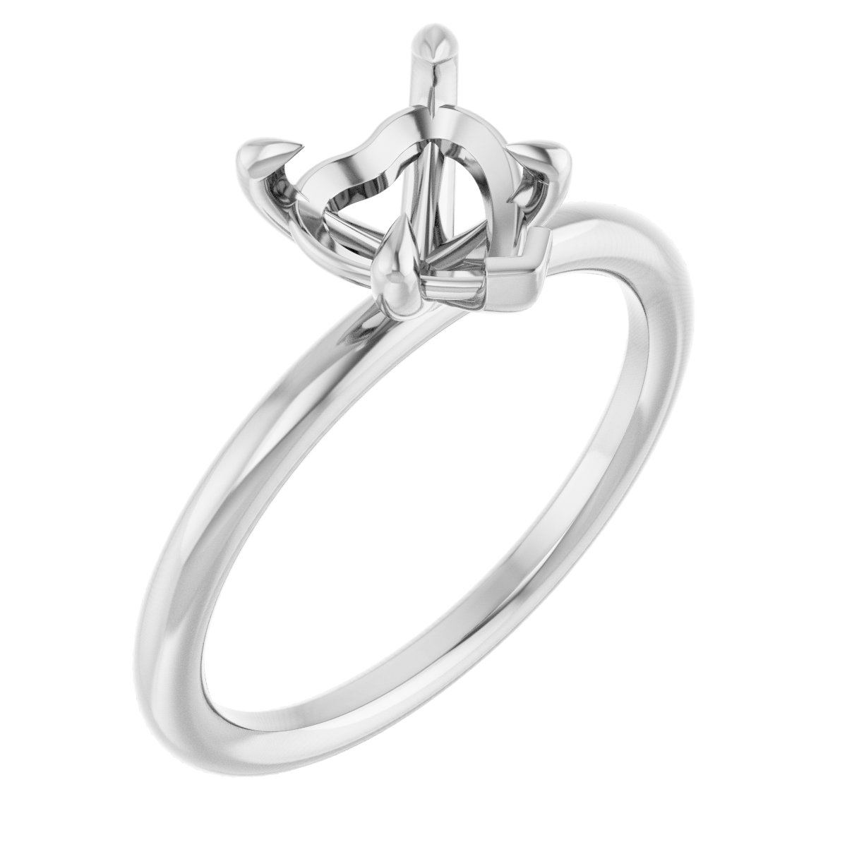 Claw-Prong Solitaire Engagement Ring