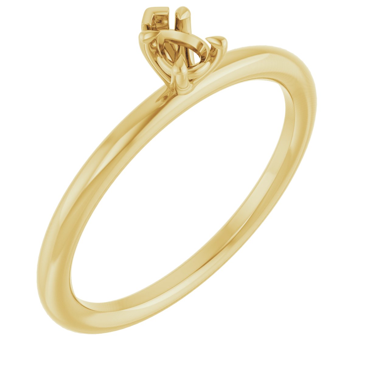 Claw-Prong Solitaire Engagement Ring