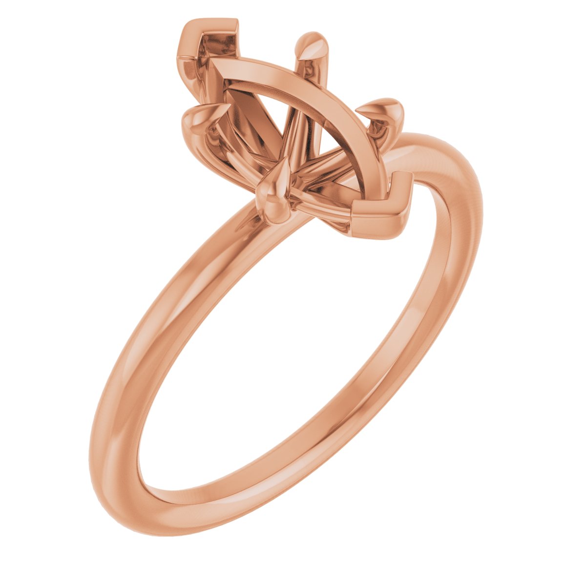 Claw-Prong Solitaire Engagement Ring