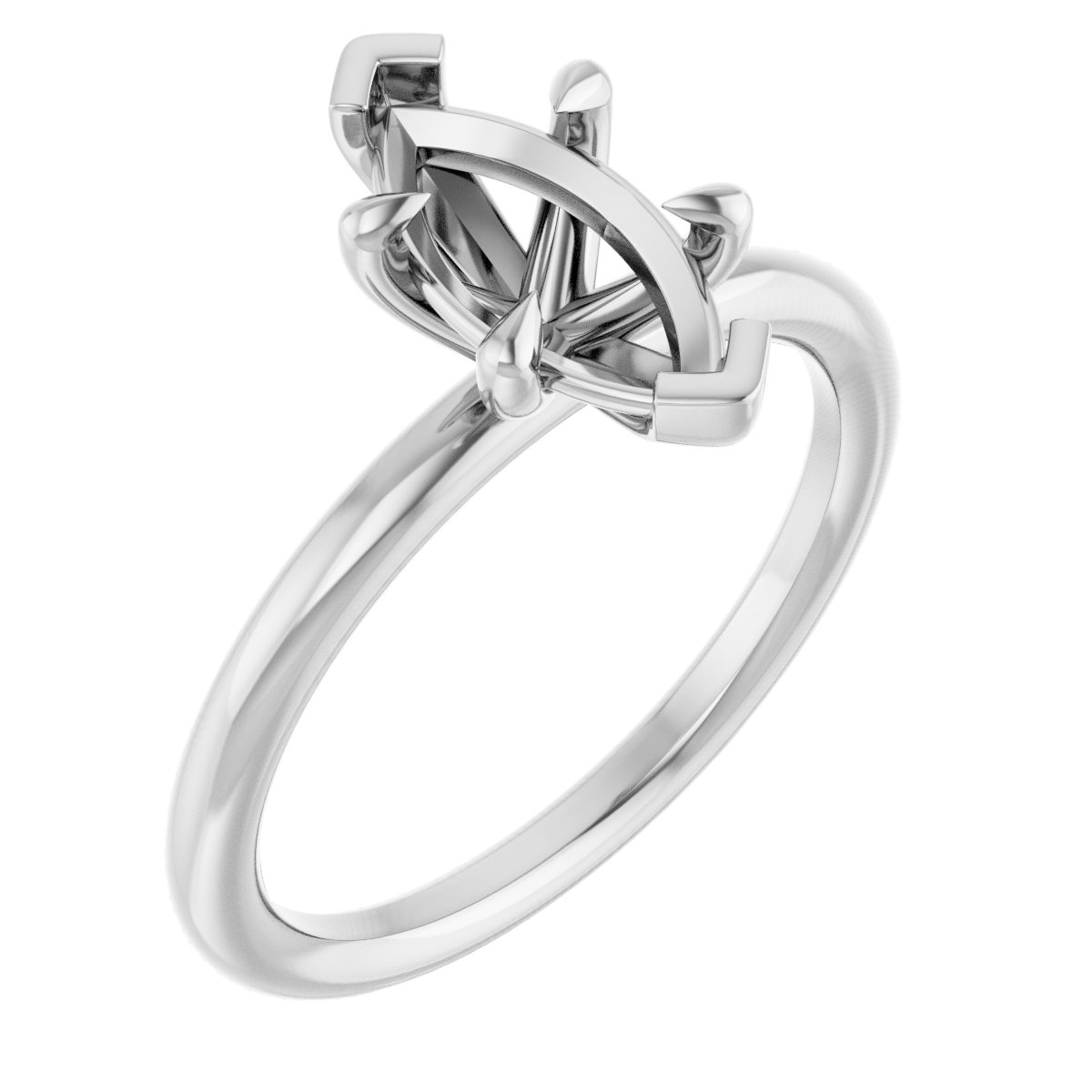 Claw-Prong Solitaire Engagement Ring