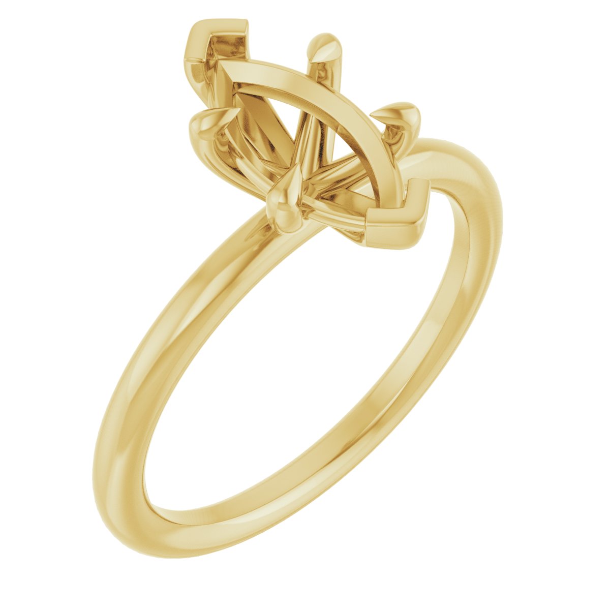 Claw-Prong Solitaire Engagement Ring