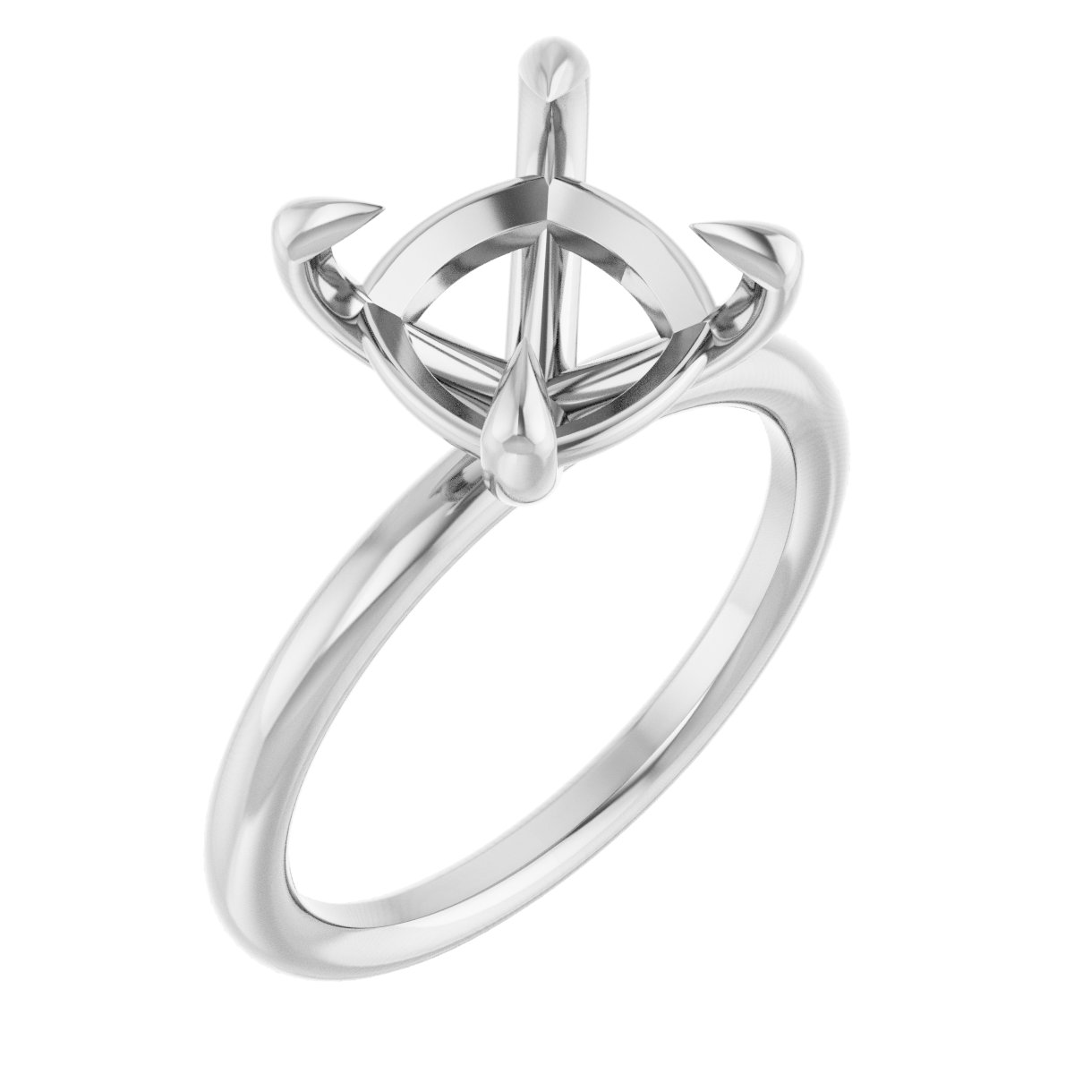 Claw-Prong Solitaire Engagement Ring