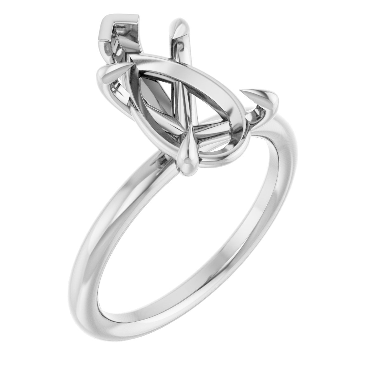 Claw-Prong Solitaire Engagement Ring