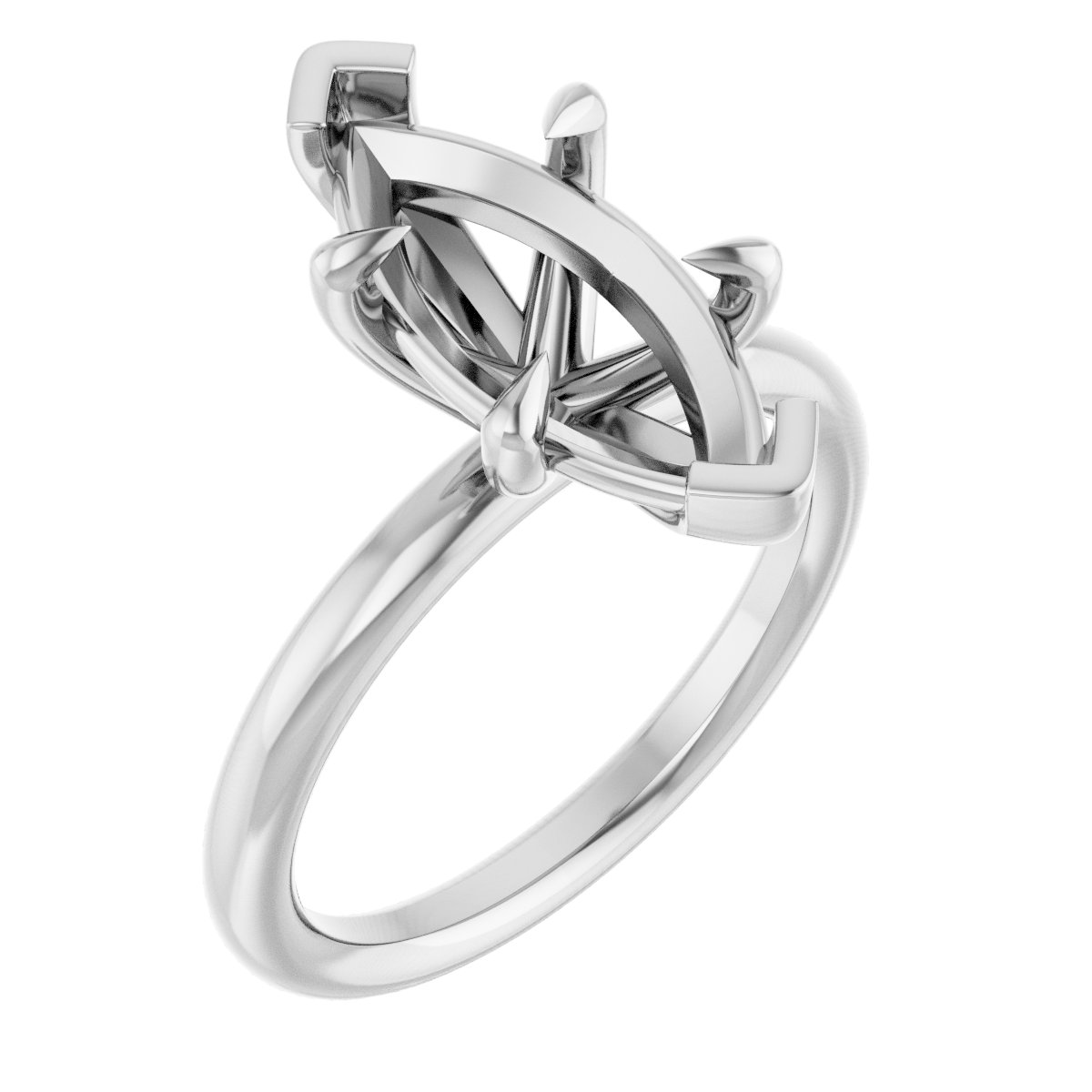 Claw-Prong Solitaire Engagement Ring
