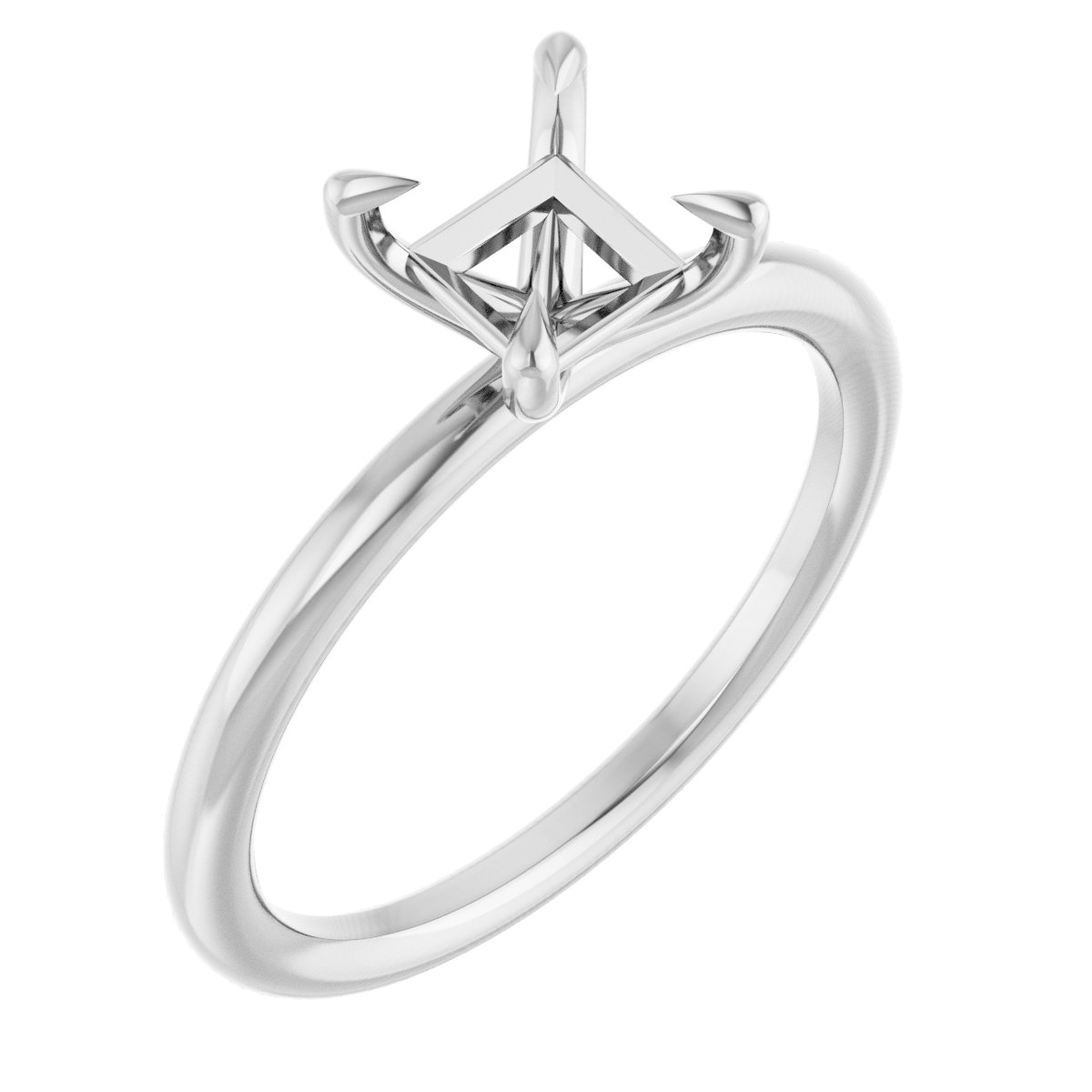 Claw-Prong Solitaire Engagement Ring