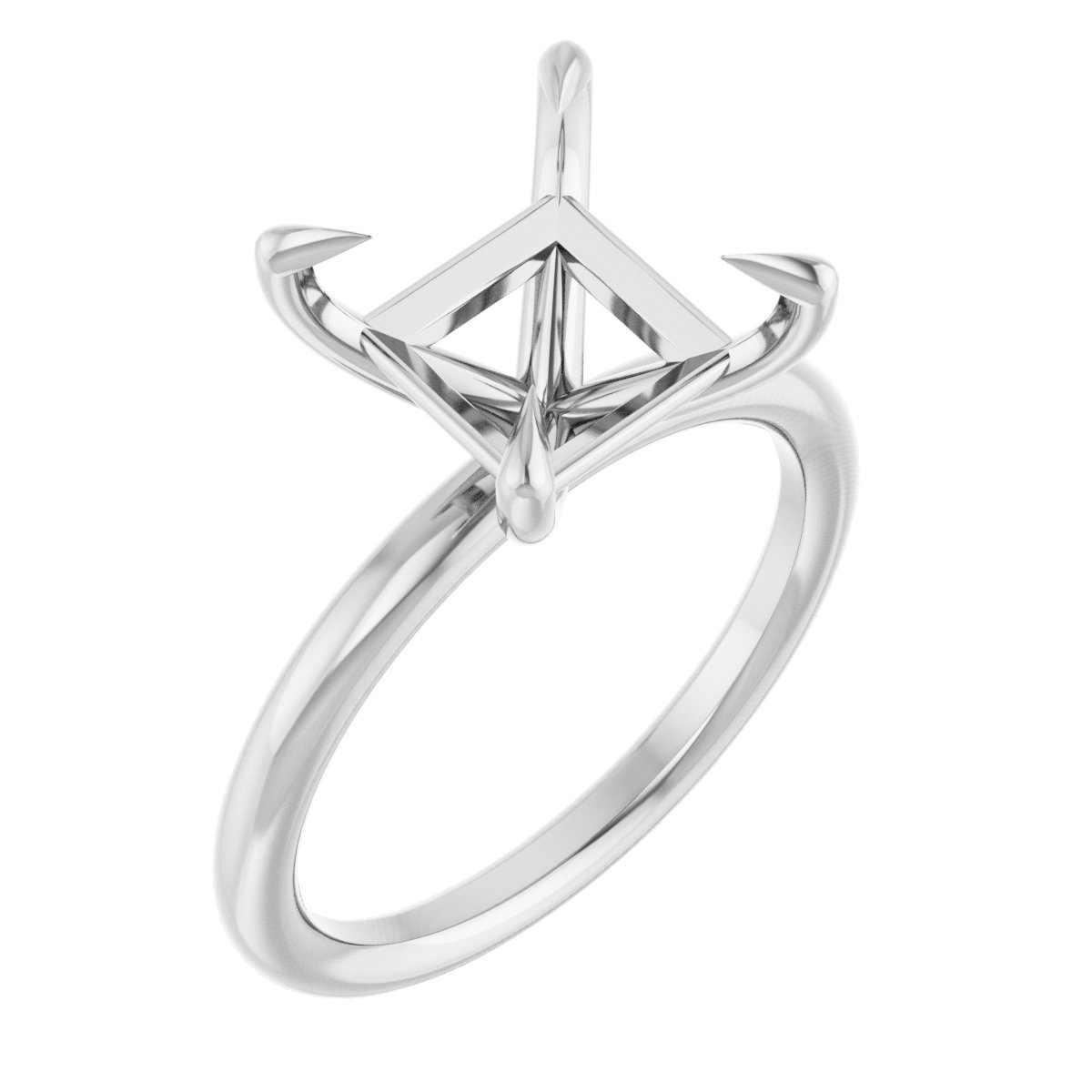 Claw-Prong Solitaire Engagement Ring